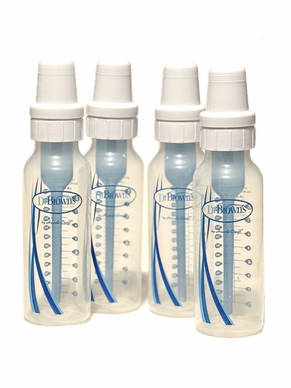 Dr. Brown's Natural Flow 8 oz Narrow Baby Bottles 4 Pack natural Flow